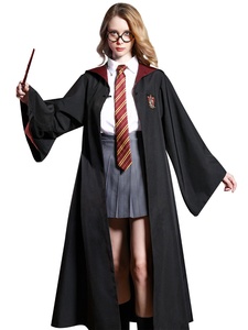 Costume da Cosplay della Casa Ravenclaw di <span class=keywords><strong>Harry</strong></span> <span class=keywords><strong>Potter</strong></span>, Mantello Lungo da Mago con Cravatta per Eventi e Carnevale - Product Image 4