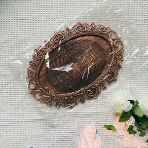 Plateau miroir style palais en or accessoires de photographie miroir vintage bricolage pour produits plateau de bol de <span class=keywords><strong>plat</strong></span> de fruits plaque de chargeur décorative - Product Image 6