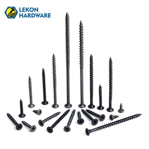 Tornillos autorroscantes LEKON 1022A con cabeza <span class=keywords><strong>de</strong></span> trompeta, fosfatados negros, <span class=keywords><strong>de</strong></span> rosca gruesa para paneles <span class=keywords><strong>de</strong></span> yeso y <span class=keywords><strong>pladur</strong></span> - Product Image 4