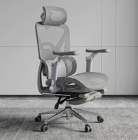 Chaise de bureau ergonomique moderne et minimaliste, confortable, avec dossier inclinable, entièrement en maille, pivotante, pour atelier et salle de sport, vente en gros