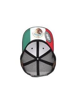 Custom Embroidery Logo Mexico Style Mesh Snapback <b>Flat</b> Bill <b>Caps</b> Street Wear Outdoor Sports for <b>Men</b> and Women - Product Image 6