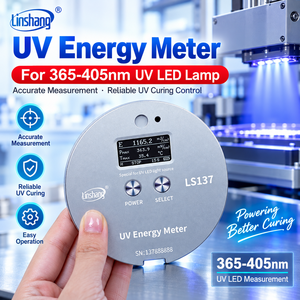 เครื่องวัดพลังงานรังสียูวี Linshang LS137 พร้อมเซ็นเซอร์วัดอุณหภูมิ สำหรับการทดสอบความเข้มและการให้รังสีของ LED ขนาด 365-405 นาโนเมตร - Product Image 3