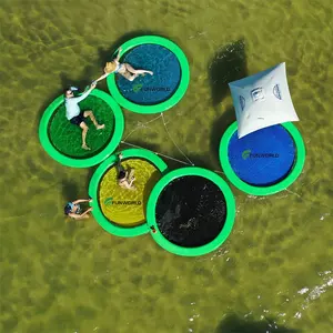 IFUNWOD नई Inflatable कमाना पूल Lounger फ्लोट समुद्री हवा सूरज पैड Inflatable पानी hommock