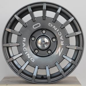 Offre Spéciale 4 5 cosses jantes en alliage 15 <span class=keywords><strong>16</strong></span> <span class=keywords><strong>pouces</strong></span> 4*100 ~ 114.3 5*100 ~ 114.3 pour <span class=keywords><strong>OZ</strong></span> Racing blanc rouge détail pistolet métal gris SH - Product Image 5