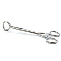 Pinces chirurgicales Collins pour la manipulation de la langue, 6,5 pouces, mâchoires larges 20 mm, en acier inoxydable, instruments de maintien