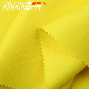 Vải cotton 100% chống cháy, màu vàng huỳnh quang EN20471, trọng lượng 240gsm, dệt, dùng cho quần áo bảo hộ & áo sơ mi chống thấm nước. - Product Image 3