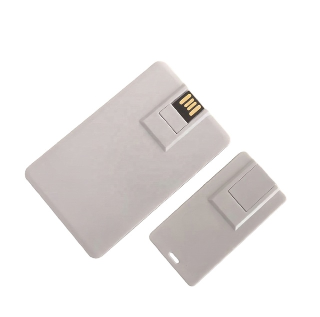 Full Capacity 32gb Personalized Logo Business Card Shape USB 3.0 Flash Drive Type C Dual Connector Custom Logo Corporate Gift