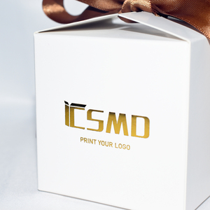 7cm Kẹo hộp giấy chúng tôi có thể in logo cá nhân của bạn trên bao bì này tùy chỉnh các tông trắng ủng hộ container cho đám cưới - Product Image 6