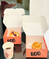 Boîtes de pâtisserie personnalisées en gros, écologiques, bon marché, pour beignets, brownies, sushis, pâtisseries, biscuits, en-cas, gâteaux au chocolat, emballages pour la restauration rapide
