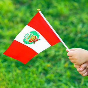 Миниатюрные национальные флаги, портативные пластиковые флагштоки, прочные экологически чистые яркие цвета, прямоугольные флаги с гладкой поверхностью - Product Image 6