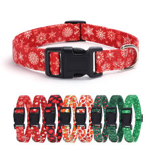 <span class=keywords><strong>Collar</strong></span> Personalizable con Temática Navideña de Liberación Rápida para Mascotas Pequeñas, Nailon, Poliéster, PU, Algodón, Estampado <span class=keywords><strong>Animal</strong></span>, Cintas, Corbatín para Perros - Product Image 1
