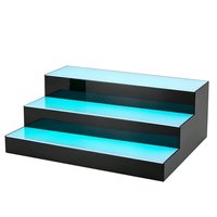 Présentoir à Bouteilles Lumineux en Acrylique Multi-Niveaux pour Bar à Domicile et Fêtes, Livraison Rapide Direct Usine