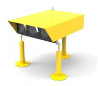 Indicateur de piste d'approche de précision (PAPI) pour hélicoptère à LED, lumière rouge/blanche, norme ICAO Annexe 14, éclairage continu, étanche IP65