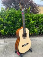 Desain Penyangga Kisi-Kisi, Bagian Atas Solid, Material Santos, Gitar Klasik