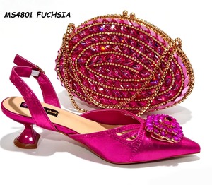 Ensemble Chaussures et Sac Italien de Soirée Nigeria Assorti pour <span class=keywords><strong>Femme</strong></span> - Product Image 4
