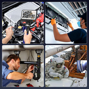 Dearsee Caméra d'inspection d'endoscope de 4.3 pouces avec caméra d'endoscope <span class=keywords><strong>articulée</strong></span> à deux voies à 180 degrés - Product Image 5