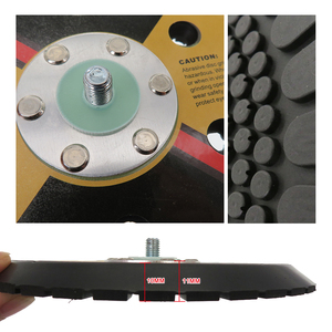 Placa de respaldo de 6 pulgadas, 6 agujeros, 6 pernos, rosca de 5/16-24T, bandeja eléctrica, almohadilla de respaldo de lijado para herramientas abrasivas, lijadora, pulido - Product Image 2