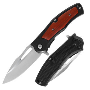 سكين جيب تكتيكي للبقاء على قيد الحياة للتخييم قابلة للطي شخصية DIY حمراء - Product Image 1