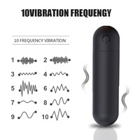 Mini vibromasseur à 10 modes pour femmes, moteur amélioré, silencieux, étanche, rechargeable par USB, jouet sexuel en silicone