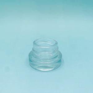 Bocaux en verre transparent épais à profil bas de 5 ml avec couvercle intérieur en étain/plastique, personnalisables avec logo et forme, pour huiles, baumes à lèvres, cires et cosmétiques - Product Image 4
