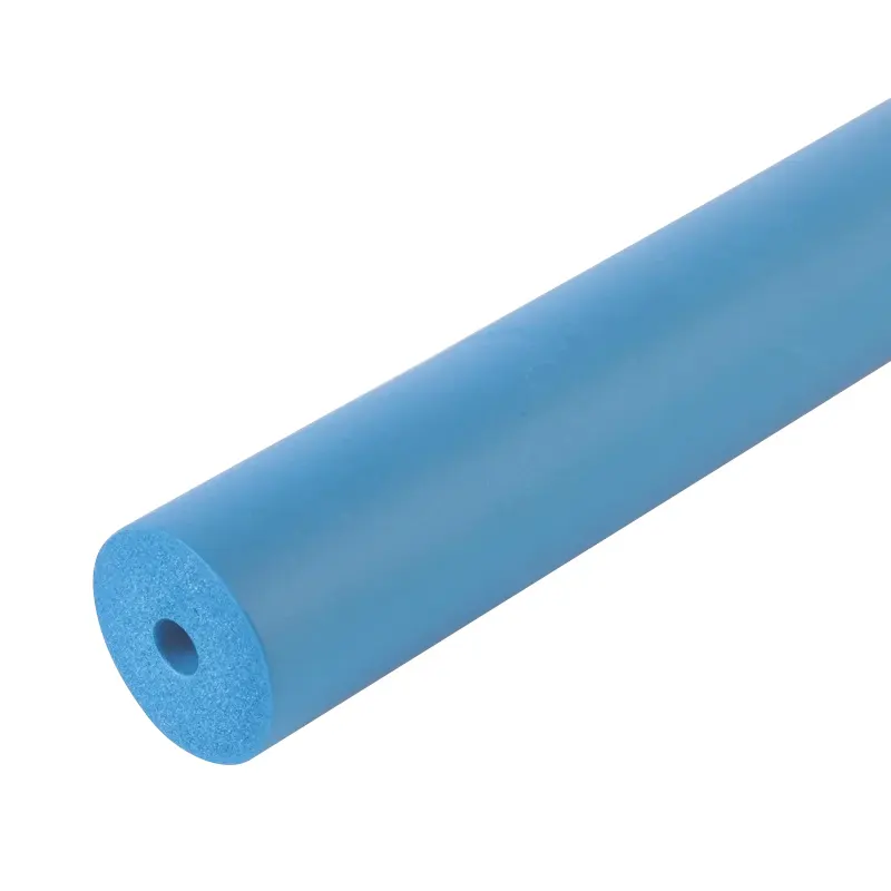 Hailiang tubo de isolamento de borracha colorida, branco, tubo para ar condicionado, refrigeração