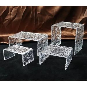 Présentoir en forme de U <span class=keywords><strong>ondulé</strong></span> d'eau acrylique à la mode fait pour l'utilisation de support - Product Image 2