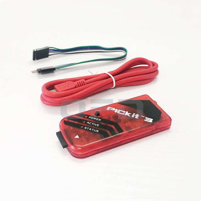 PICkit 3 Programmer Kit PICKIT3 + USB Cable + 6pin Cable Offline Programming Simulation Universal Programmer Emulator PICkit 3