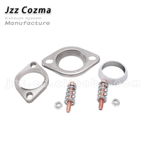 Kit de réparation universel pour connecteur de tuyau d'échappement de voiture, avec joint en acier inoxydable à ressort et joint torique pour bride d'échappement