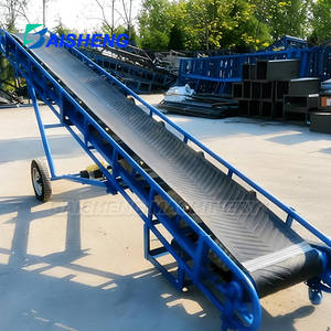 Konveyor sabuk ponsel portabel di roda untuk gerakan mudah antara situs, Ideal untuk truk & gerobak memuat - Product Image 2