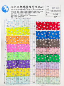 Diseño de patrón de diamantes de colores, rollo de película de plástico transparente de PVC, cuero sintético transparente para materiales de embalaje/bolsas de cosméticos - Product Image 5