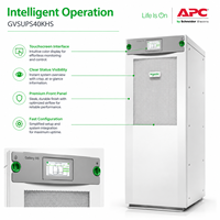Schneider 40KW/40KVA Batería externa UPS Estabilizador de voltaje inteligente Fuente de alimentación ininterrumpida en línea trifásica