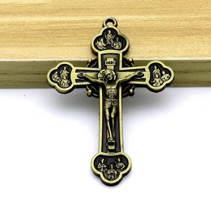7.5*5cm kilise dekorasyon katolik çapraz İsa mesih kilise din haç duvar çapraz kolye - Product Image 1