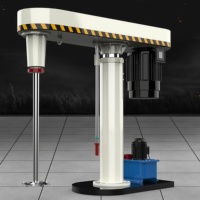 Homogénéisateur industriel pour produits chimiques | Disperseur de levage hydraulique avec conception à vitesse variable à deux axes