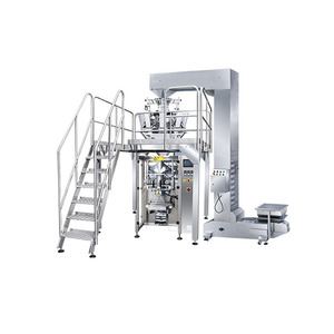 Machine d'emballage inclinée haute vitesse avec peseuse multi-têtes <span class=keywords><strong>à</strong></span> scellage arrière, grande inclinaison, machines verticales - Product Image 2