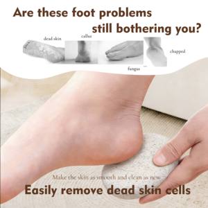 Removedor de callos de piedra pómez con logotipo personalizado, removedor de callosidades de suelo volcánico natural negro con herramienta de <span class=keywords><strong>pedicura</strong></span> para talones y palmas de madera para el hogar - Product Image 4