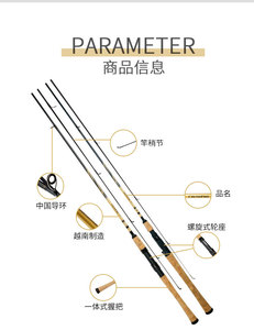 Tolure Original <span class=keywords><strong>DAIWA</strong></span> Crossfire CS ML filature coulée leurre d'eau salée <span class=keywords><strong>canne</strong></span> à pêche carbone pour carpe basse rivière lac ruisseau - Product Image 6