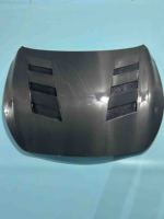 Capot de moteur en fibre de carbone de style OEM avec évent pour capot Infiniti Q60