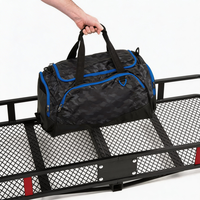 Suporte de Carga para Reboque de 500LBS, Resistente à Ferrugem e às Intempéries, Cesto de Bagagem Traseiro Dobrável para SUV/Pickup