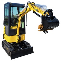 Importation de matériel d'excavation pour petites excavatrices de 1,8 tonne : cisailles électriques chinoises pour arbres de jardin, tarières et accessoires de forage de tunnels