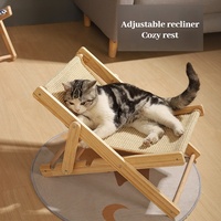 Chaise-griffoir pour chat en bois massif et sisal, réglable et personnalisable, pour chats d'intérieur - Vente en gros