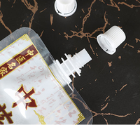 Sac liquide de médecine traditionnelle chinoise avec sac d'aspiration auto-debout transparent de thé aux herbes jetable frais de chauffage
