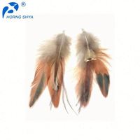 Grosir grosir grosir buatan tangan Bohemian Boho anting-anting mode halus menjuntai jatuh bulu asli rumbai panjang untuk wanita