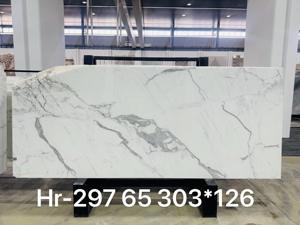 Premium Moderne Gepolijste Calacatta Marmeren Plaat Direct Italië Puur Wit Milieuvriendelijk Sierlijk Grijs Aders Luxe Villa Indoor - Product Image 4