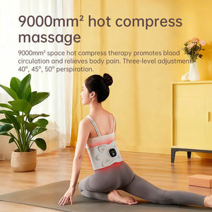Aquecimento perder peso cinto com 5V terapia térmica lombar flexível costas apoio para o alívio da dor nas costas EMS <span class=keywords><strong>TENS</strong></span> massageador Waits - Product Image 2