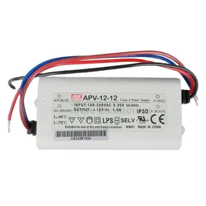 APV-12-5 APV-12-12 APV-12-15 APV-12-24平均12w室内led驱动器