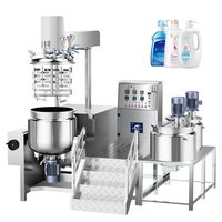 Équipement de production cosmétique, émulsifiant sous vide, homogénéisateur, mélangeur en acier inoxydable 50L - 5000L pour crème et lotion