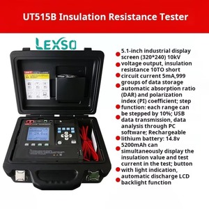 เครื่องทดสอบความต้านทานฉนวนแบบดิจิตอล Lexso Unit Yuli De Ut515b ระดับมืออาชีพ พร้อมความสามารถรับแรงดันสูง 10kv - Product Image 5