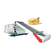 Sécheur à bande transporteuse multi-couches automatique à gaz, four de séchage alimentaire pour fruits