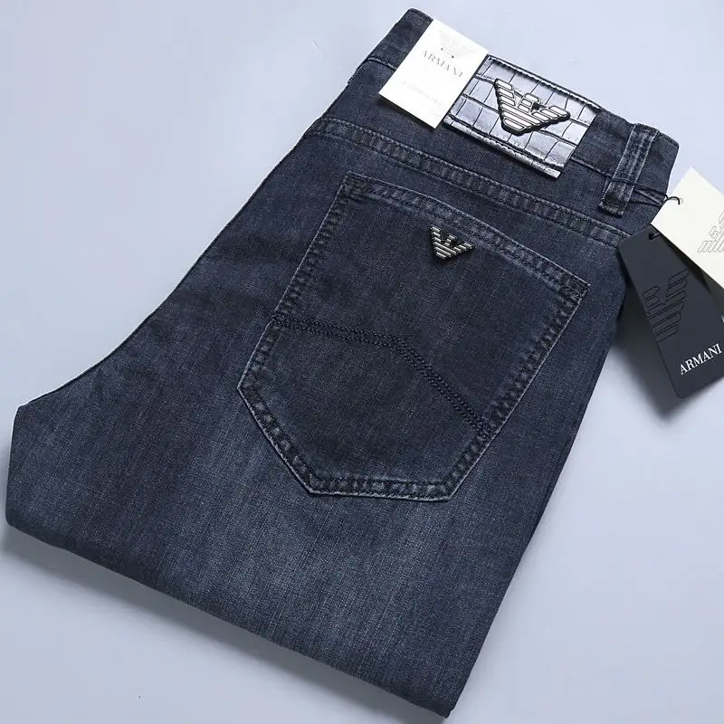Wholesale Cotton Jeans Strong Stretch Trousers Vintage Pants for Men