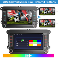 Autoradio Plug & Play Android 13.0 6 Go 128 Go ROM Écran OLED Écran partagé Apple CarPlay Android Auto Navigation GPS pour VW Skoda